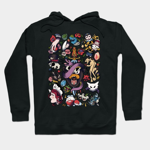 Tattoos Hoodie by Maxx Slow